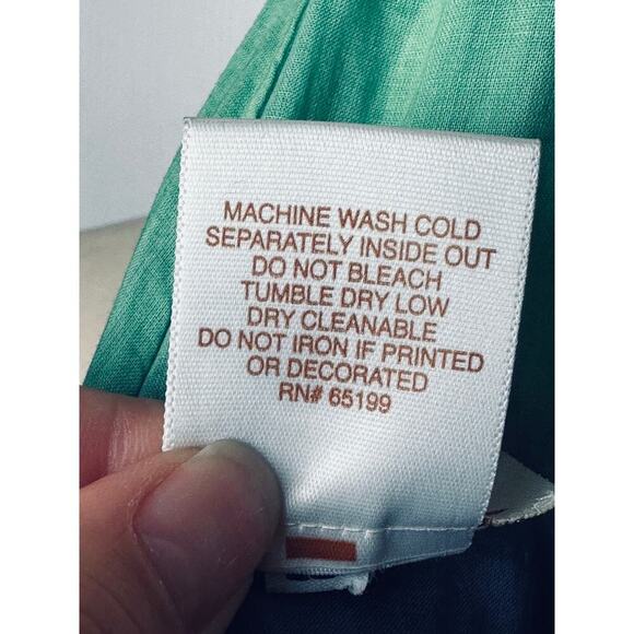 La Rok Blue Green Sleeveless Sequin Pleated Space Dye Dress Women's Size M - Picture 6 of 7